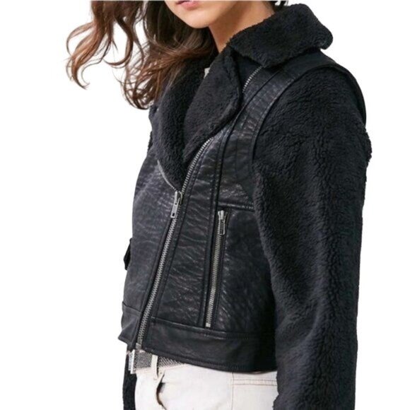 Urban Outfitters BDG Black Moto Jacket - Picture 2 of 7